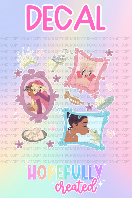 Princess and Frog Decal-765 VIP
