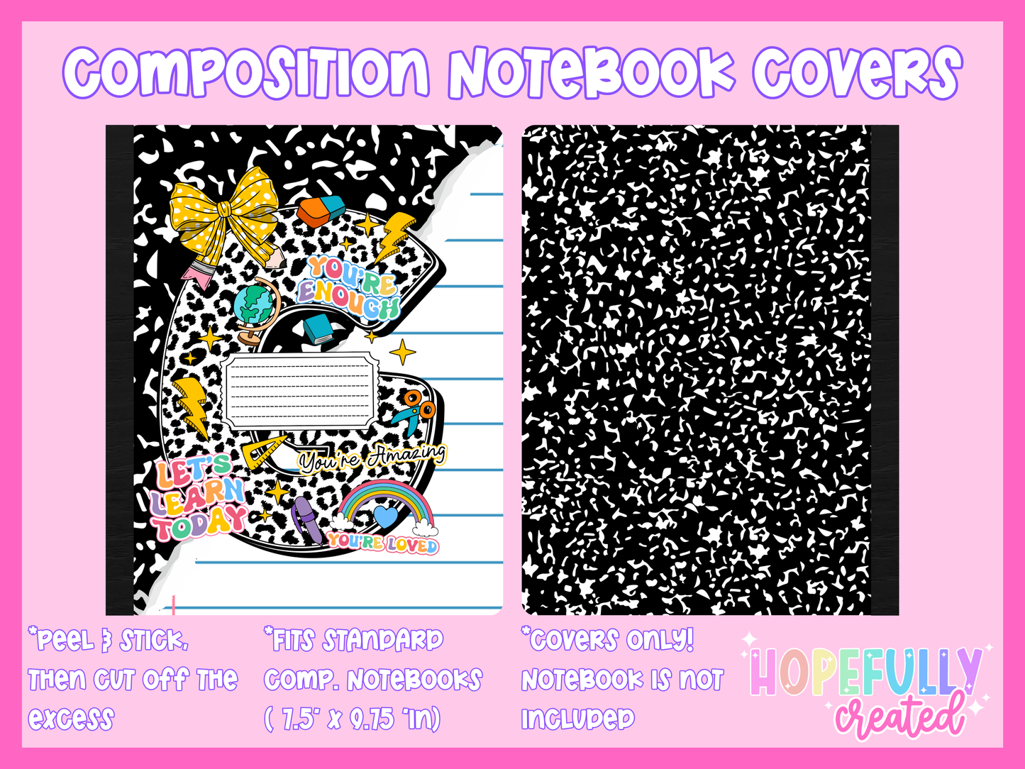 Initial Composition Notebook Cover