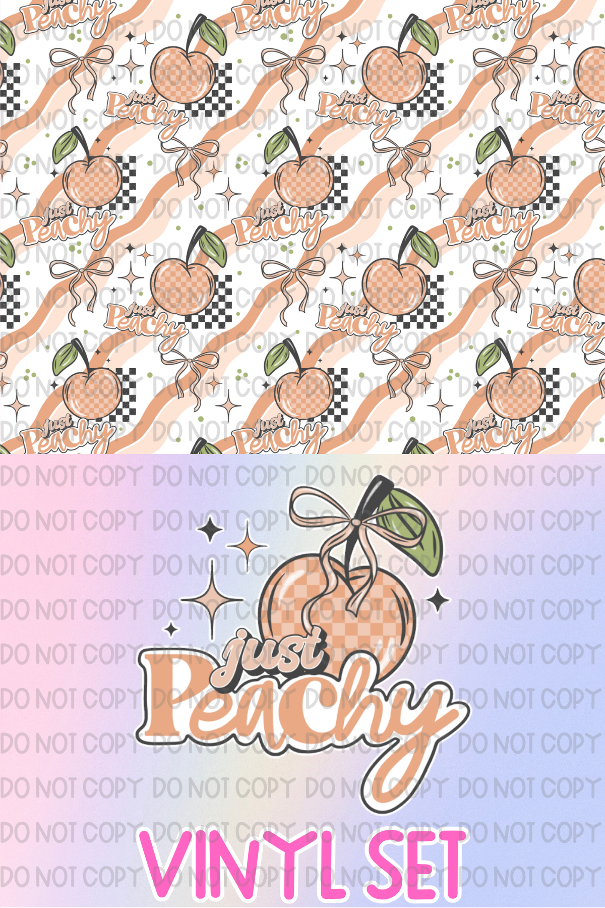 Just Peachy Vinyl Set