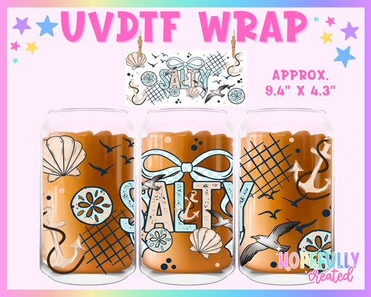 Salty UVDTF Glass Can Wrap