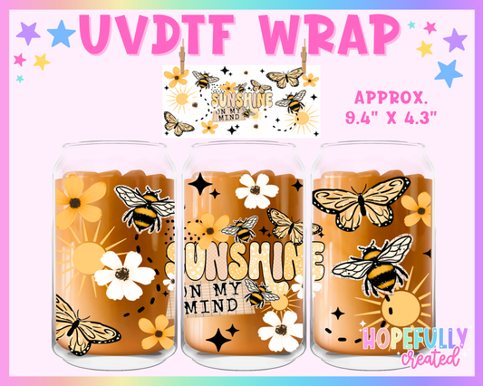 Sunshine UVDTF Glass Can Wrap