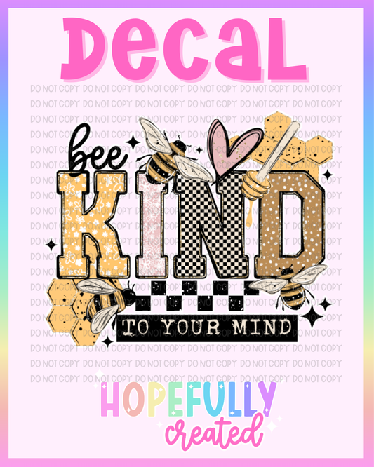 Bee Kind Decal-1254