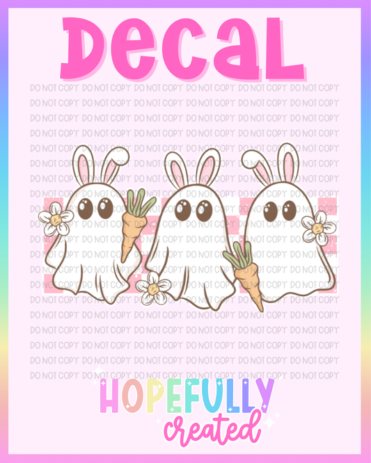 Bunny Ghosts Decal-1255