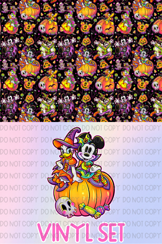 Halloween Mouse Vinyl Set