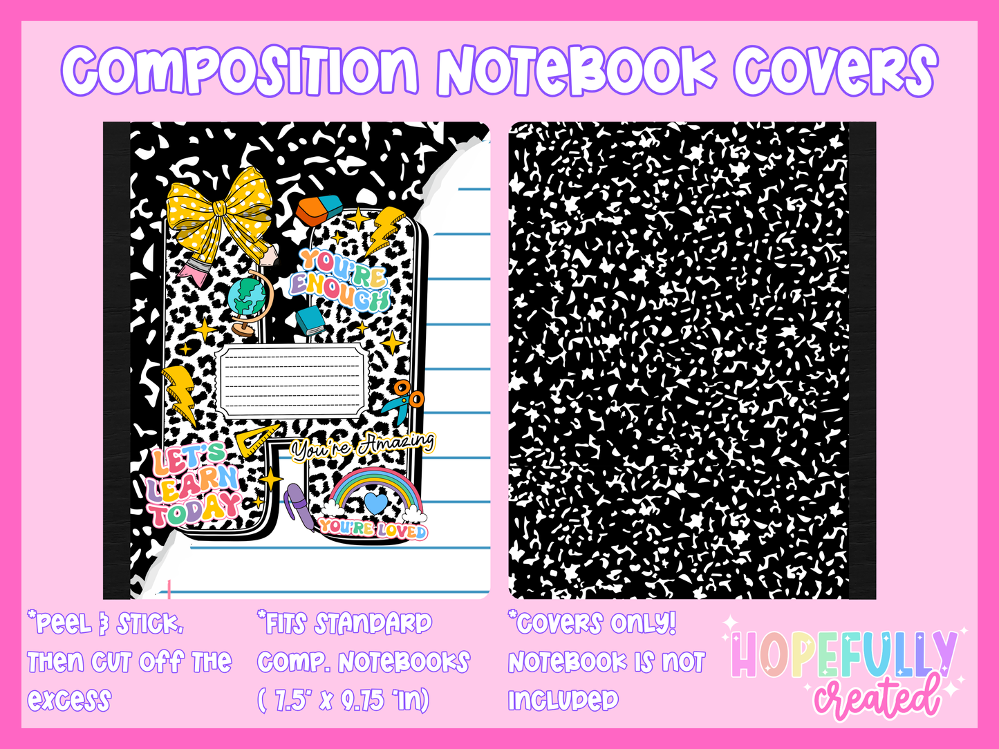 Initial Composition Notebook Cover