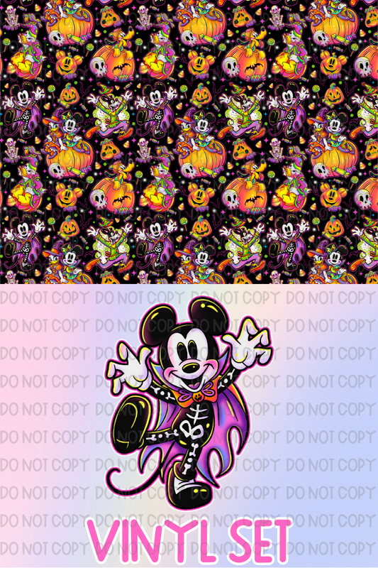 Halloween Mouse Vinyl Set