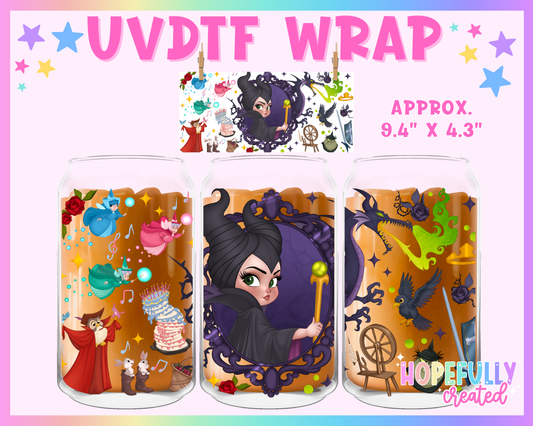 Villain UVDTF Glass Can Wrap