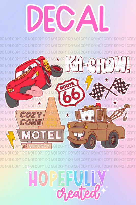 Cars Decal-961 VIP