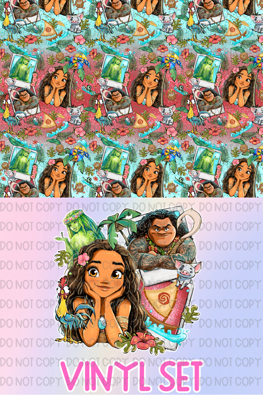 Moana Vinyl Set