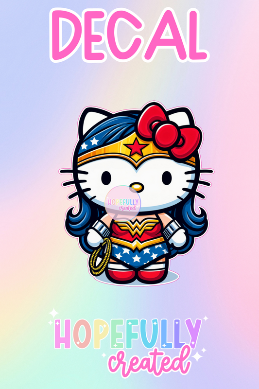 Wonder Kitty Decal-428 VIP
