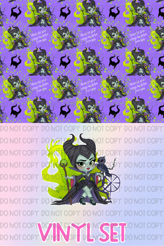 Maleficent Vinyl Set