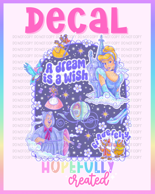 Cinderella Decal-1243 VIP