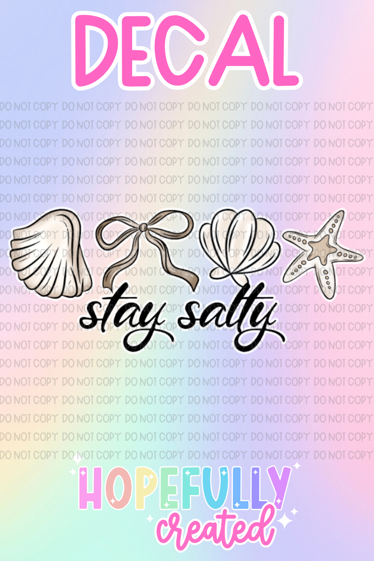 Stay Salty Decal-892