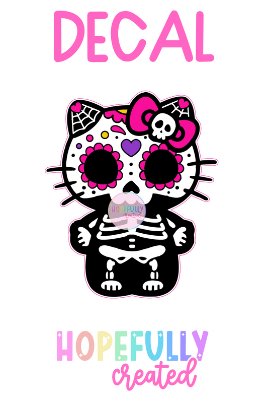 Muertos Kitty Decal-426 VIP