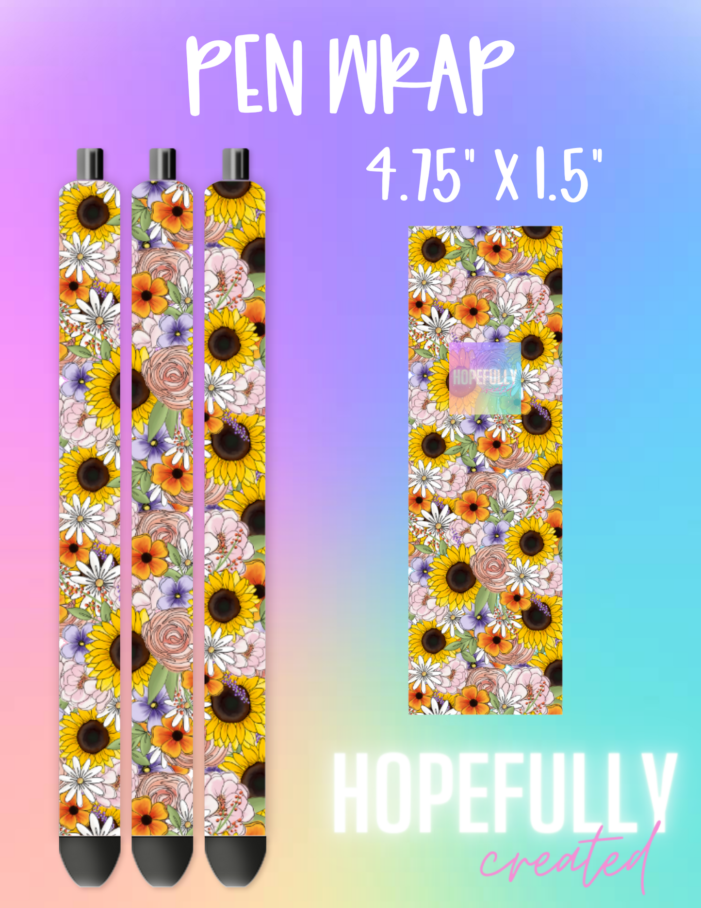 Floral Pen Wrap-1232