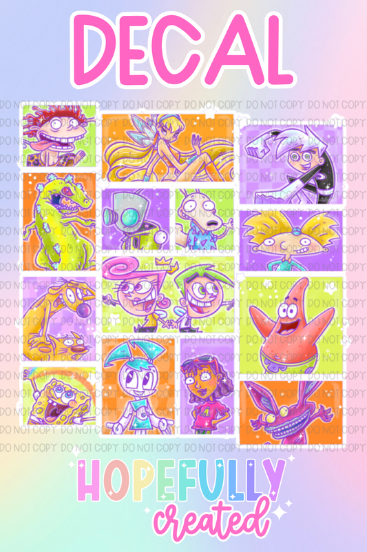 Nick Characters Decal-940 VIP