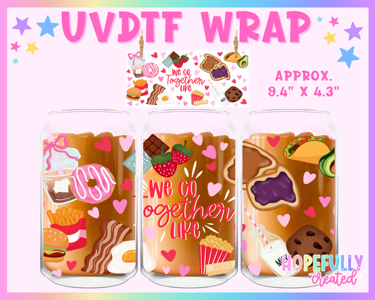 Perfect Match UVDTF Glass Can Wrap