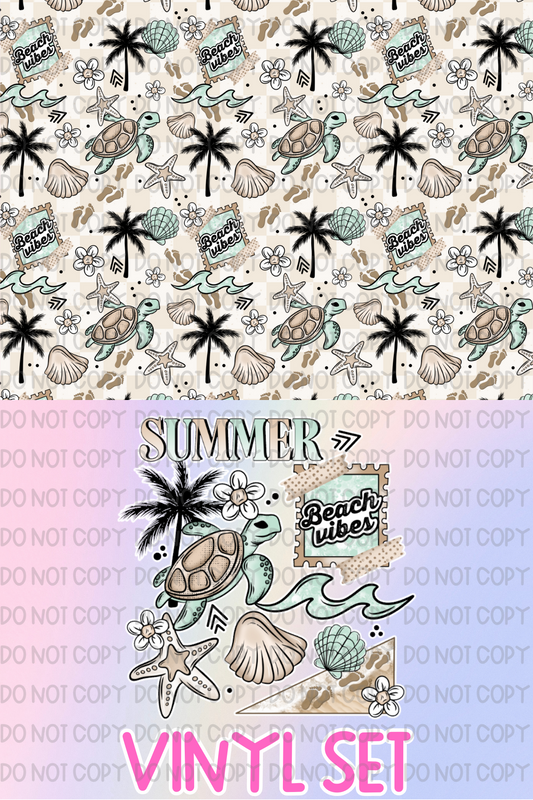 Summer Beach Vibes Vinyl Set