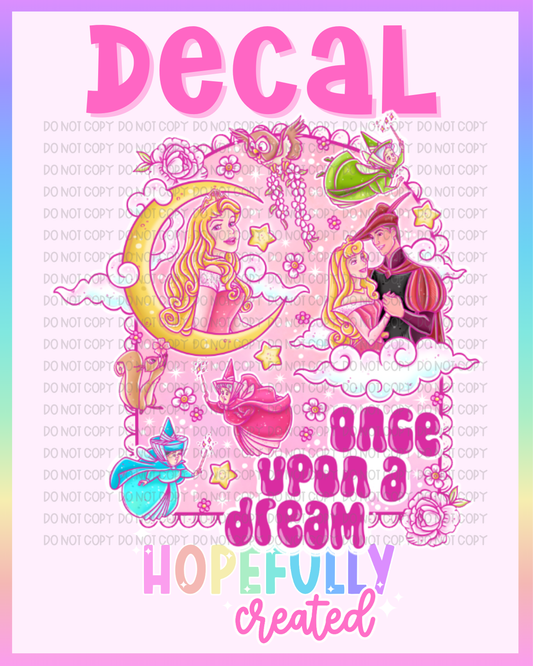 Sleeping Beauty Decal-1239 VIP