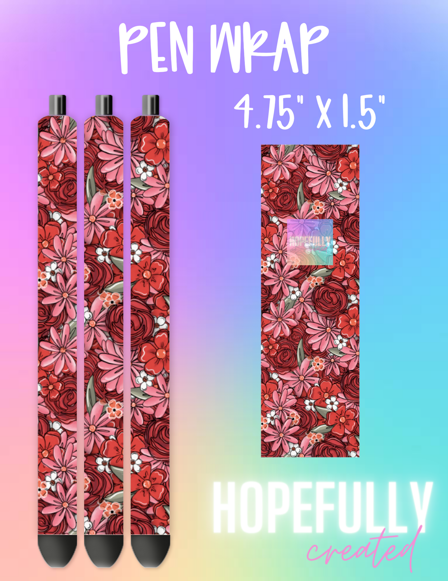 Floral Pen Wrap-1234