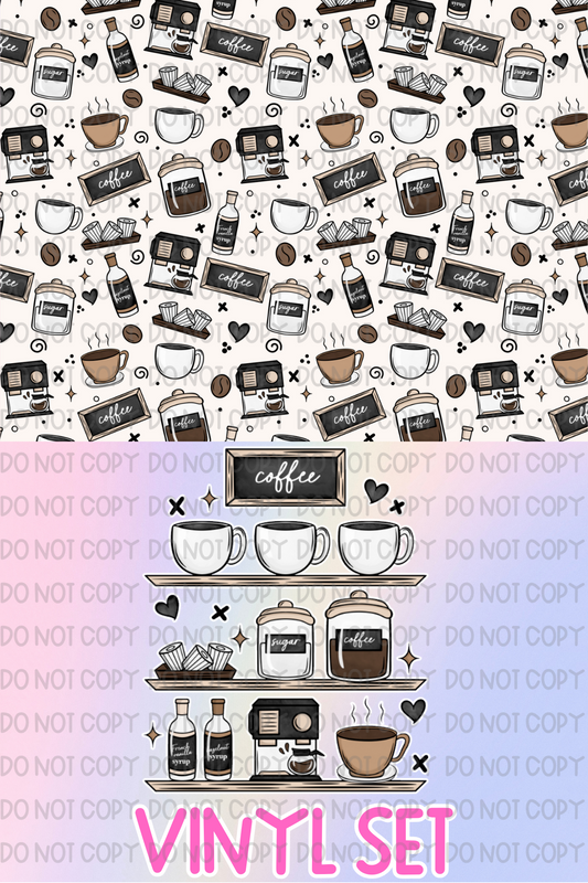 Coffee Vinyl Set