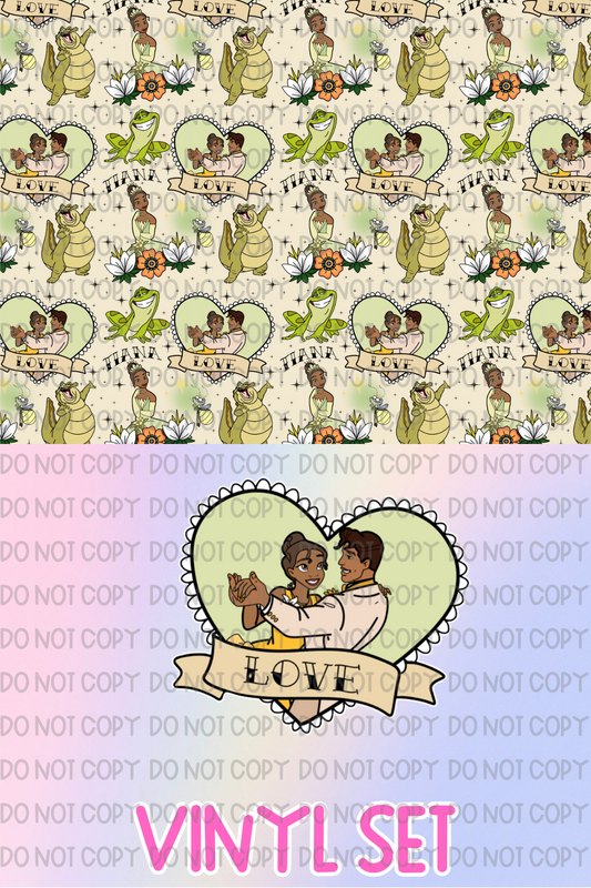 Princess Tattoo Vinyl Set
