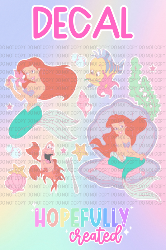 Mermaid Decal-901 VIP