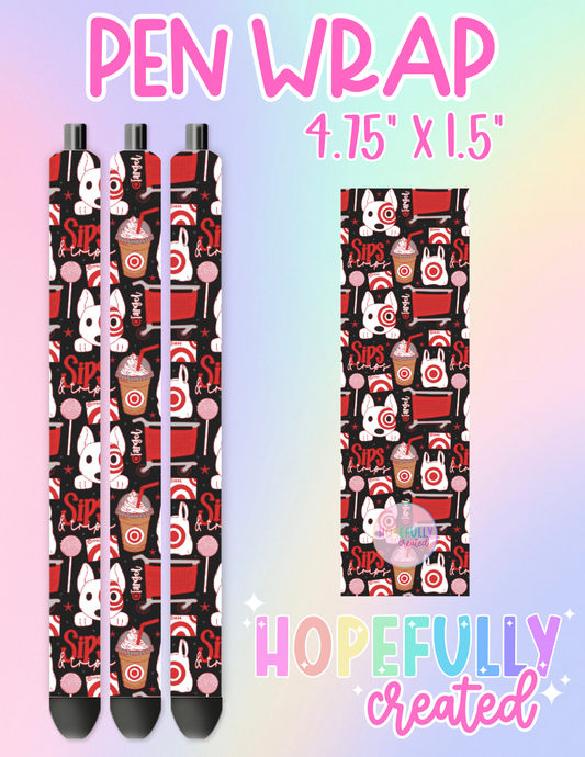 Sips and Trips Pen Wrap-2371 VIP