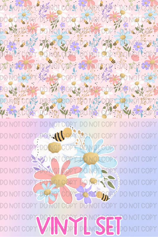 Floral Vinyl Set