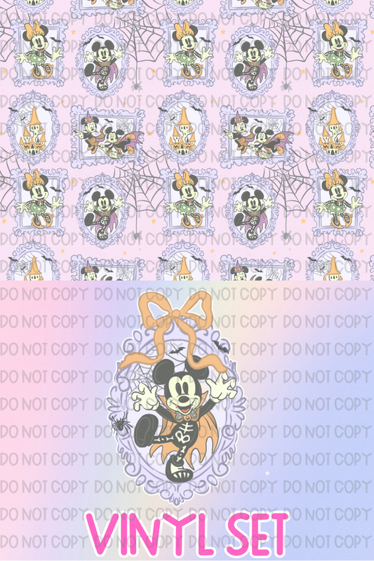 Halloween Mouse Vinyl Set