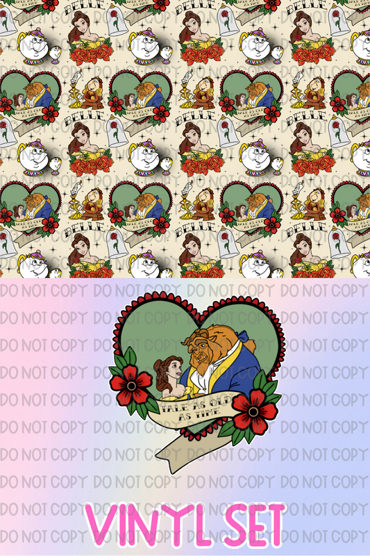 Princess Tattoo Vinyl Set