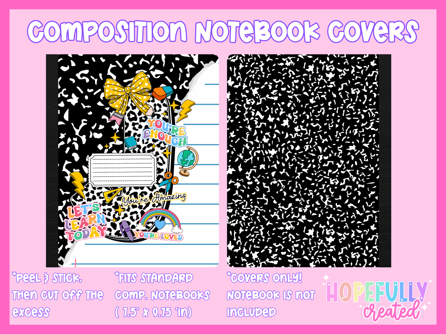 Initial Composition Notebook Cover