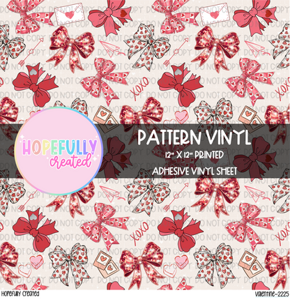 Valentine Bows Vinyl Collection -2225