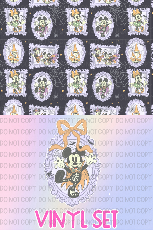 Halloween Mouse Vinyl Set