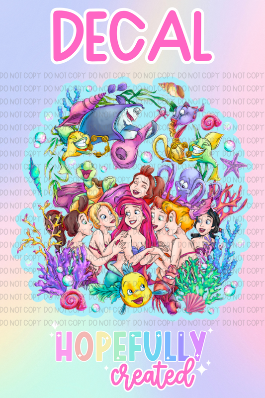 Mermaid Decal-906 VIP