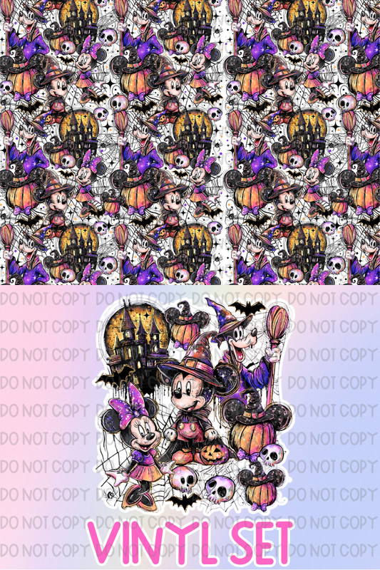 Halloween Mouse Vinyl Set