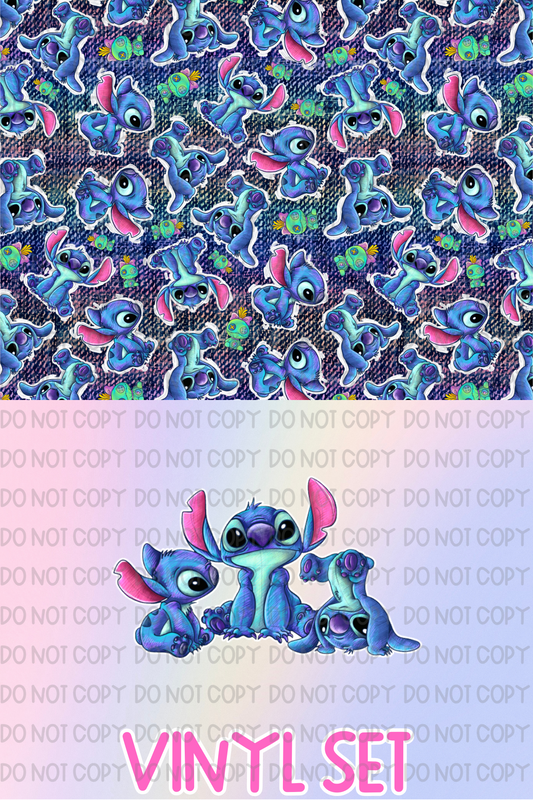 Blue Alien Vinyl Set