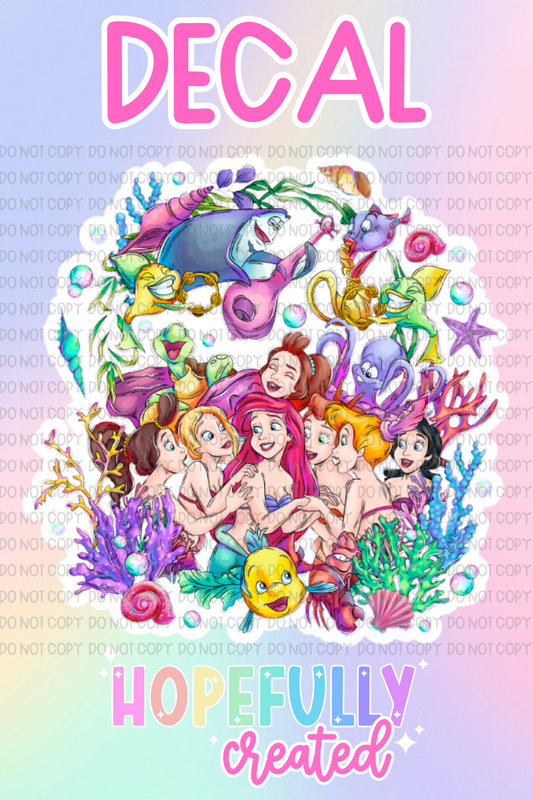 Mermaid Decal-907 VIP