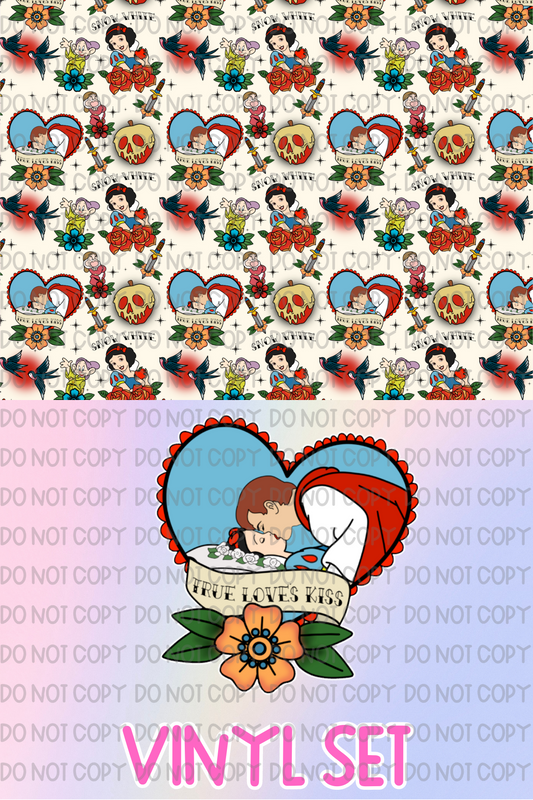 Princess Tattoo Vinyl Set