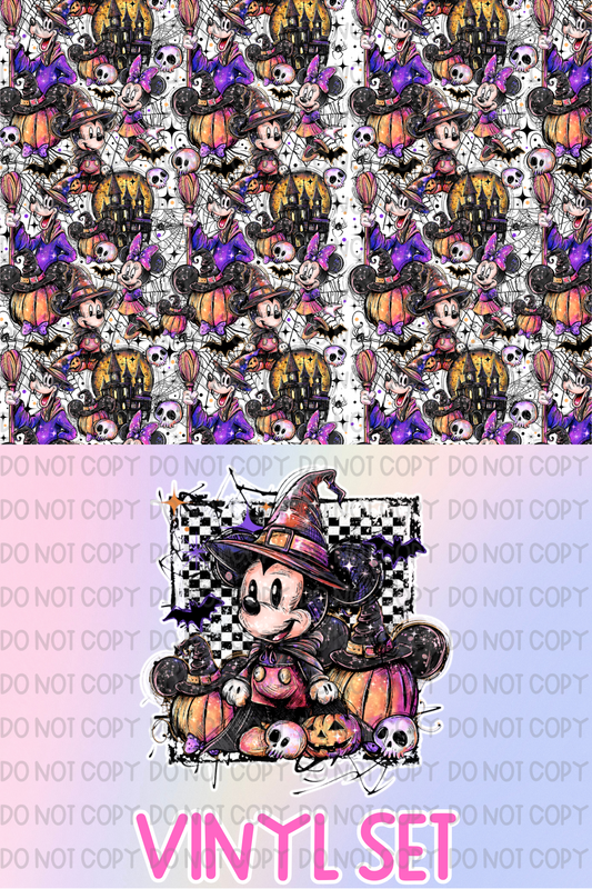 Halloween Mouse Vinyl Set