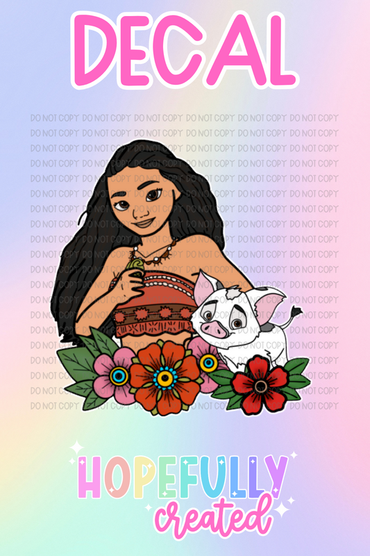 Princess Tattoo Decal-445 VIP