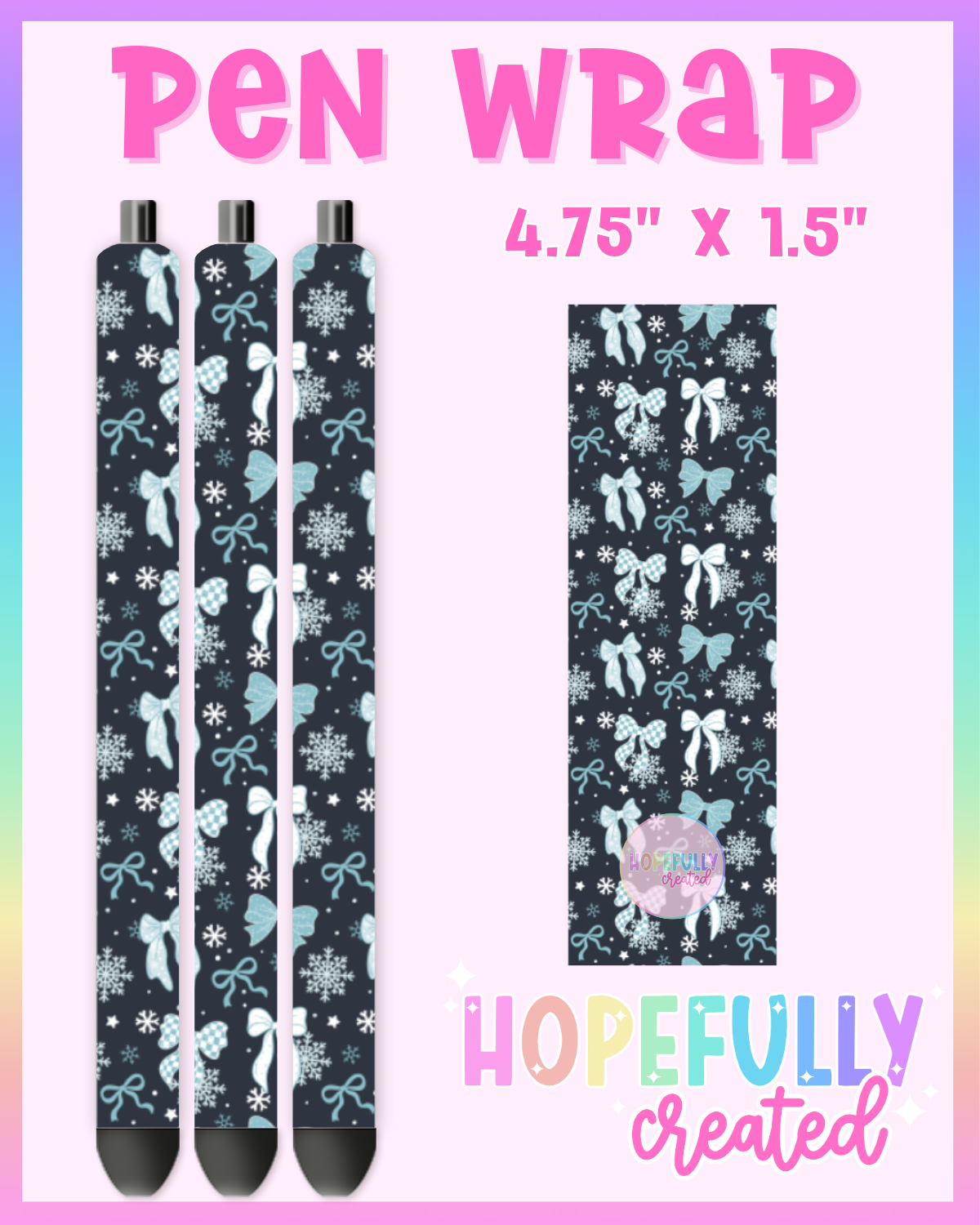 Christmas Bows Vinyl Collection - 3383