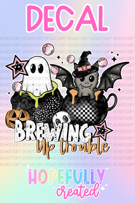 Brewing Up Trouble Decal-1003
