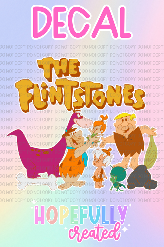 Flintstones Decal-983 VIP