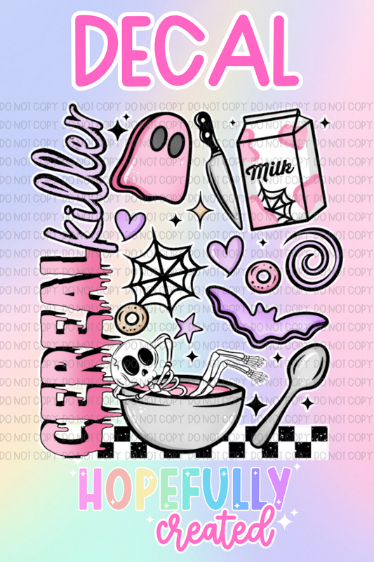 Cereal Killer Decal-1004