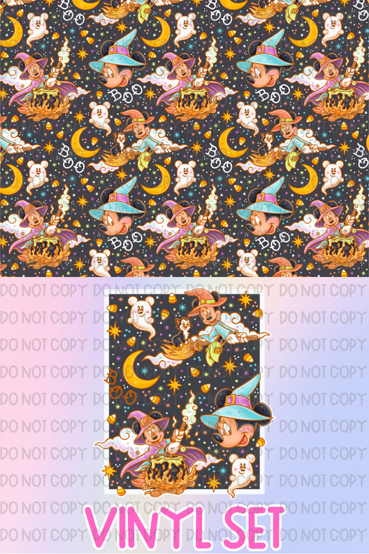 Halloween Mouse Vinyl Set