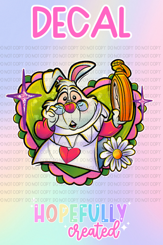 White Rabbit Decal-806 VIP
