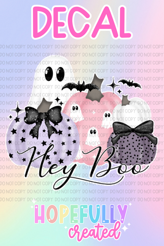 Hey Boo Decal-1006