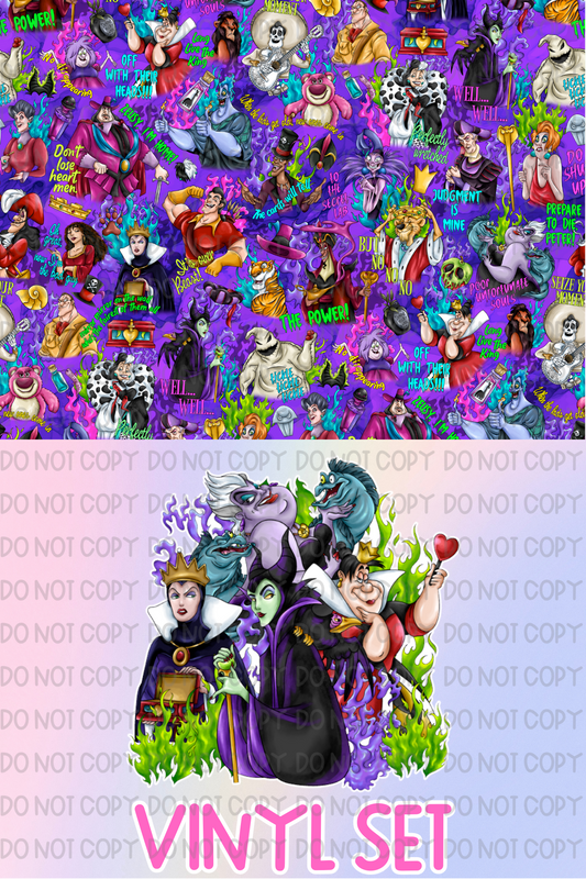 Villains Vinyl Set
