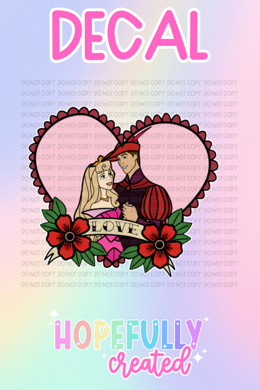 Princess Tattoo Decal-440 VIP